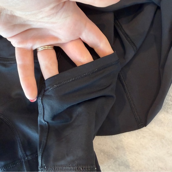 Lululemon Black Tennis Skirt Skort Size 6 Pleats - Picture 6 of 7